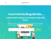 Tablet Screenshot of blogolandialtda.com.br